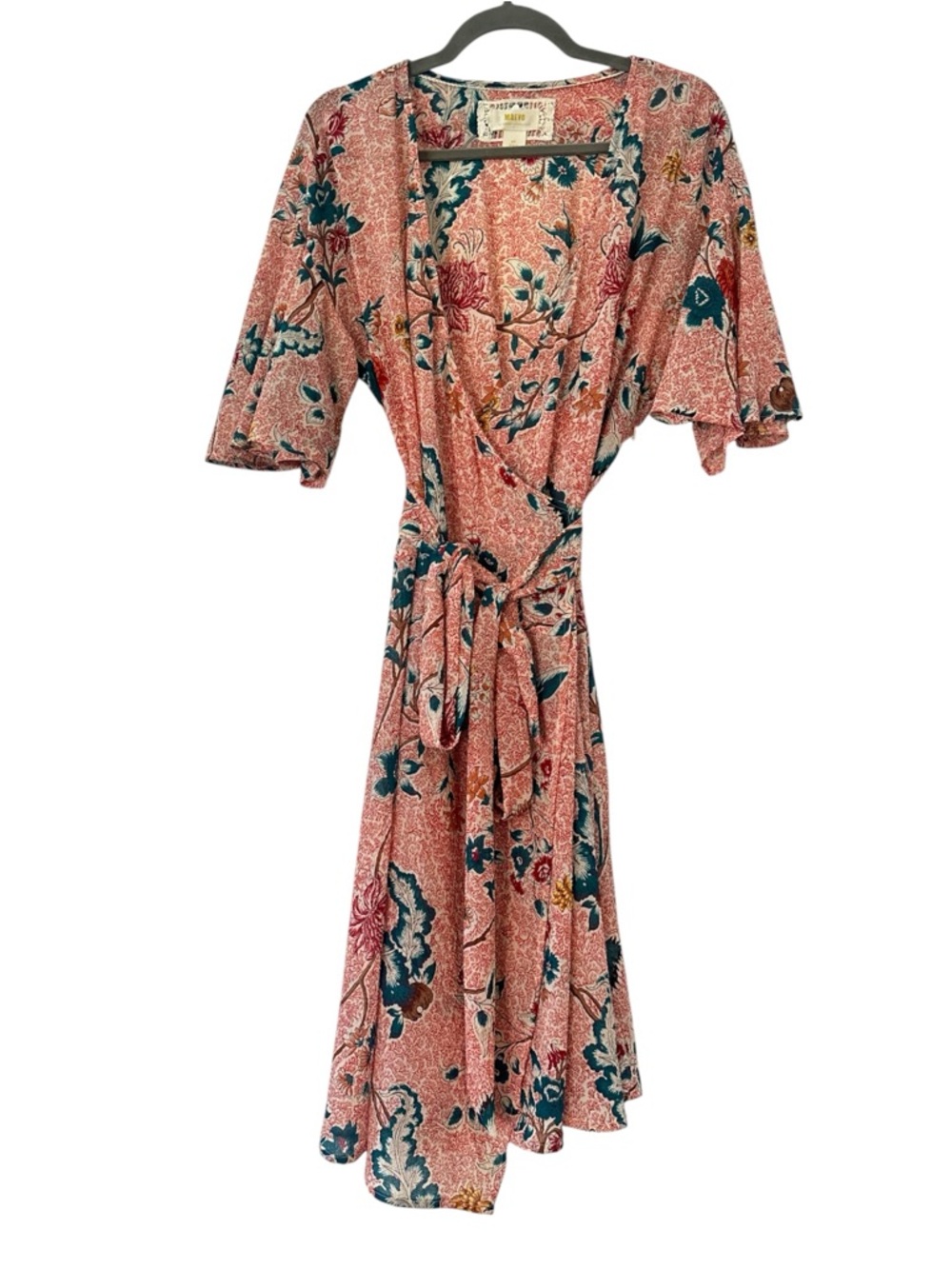 Maeve Anthropologie Maeve Adelaide Wrap Midi Dress Size Small Petite - Picture 2 of 8